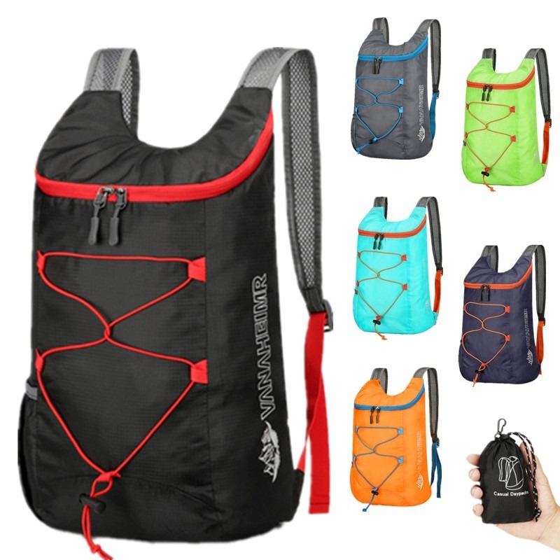 Hiking Backpack Waterproof - Ransel Lipat Multifungsi untuk Luar Ruangan,