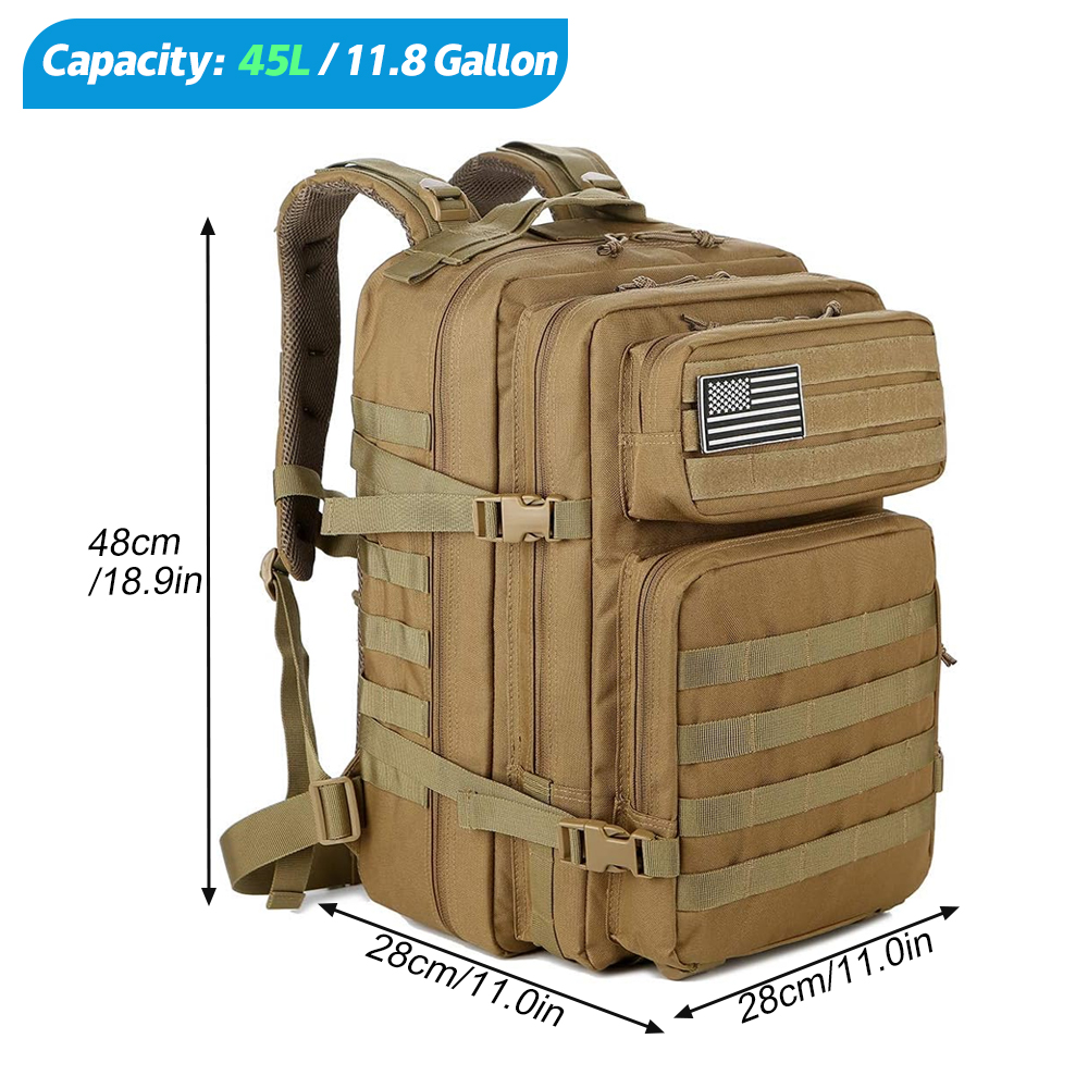 Ransel Taktis 45L untuk Pria,  - Urban Backpack Tactical ulasan dan harga