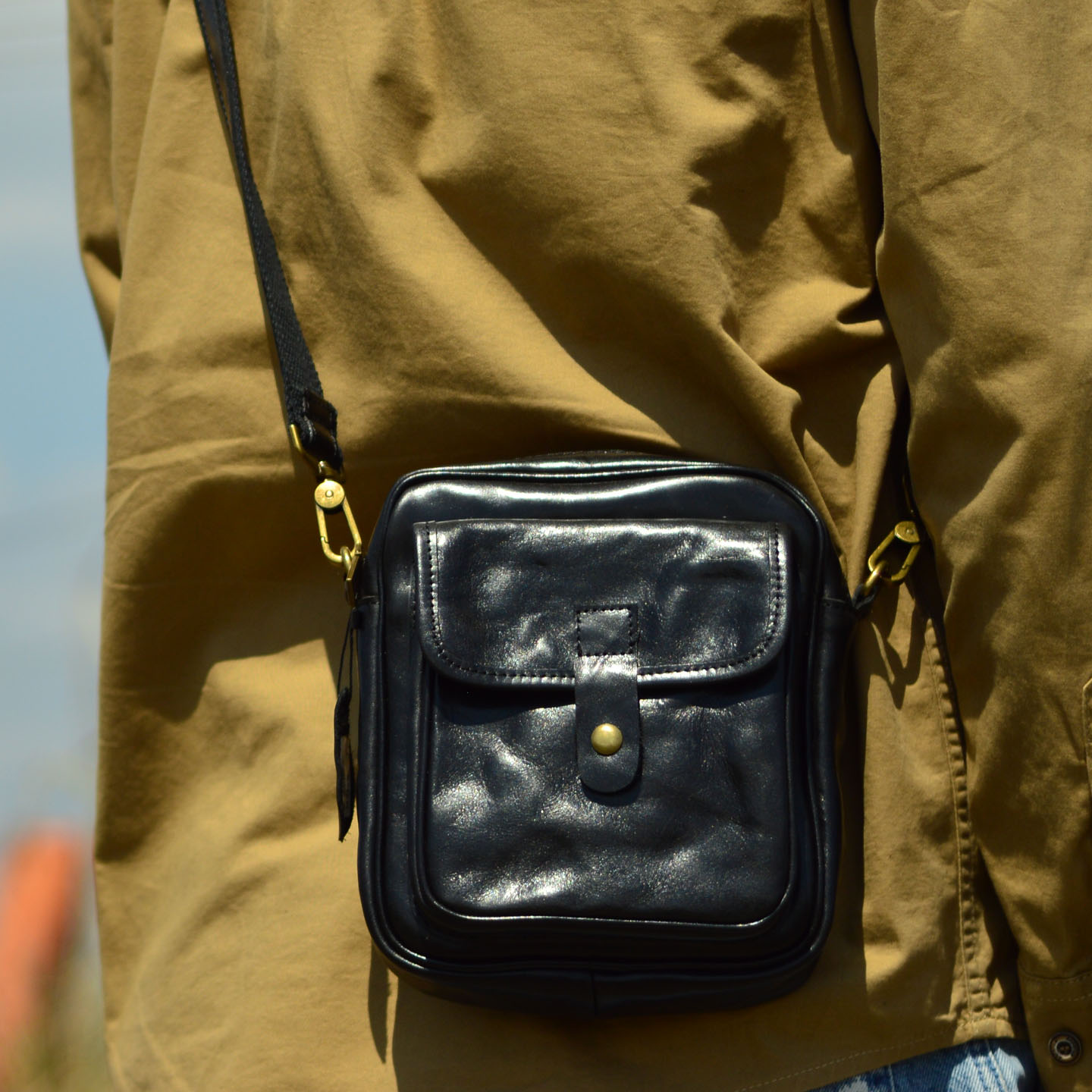 Tas bahu bisnis pria berbahan  - Leather Backpack Vintage ulasan dan harga